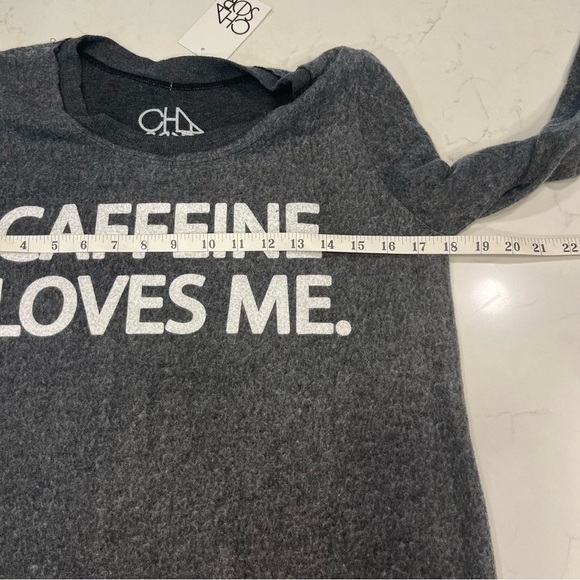 NWT Chaser Grey Fleece Graphic Sweatshirt Medium - Picture 7 of 8